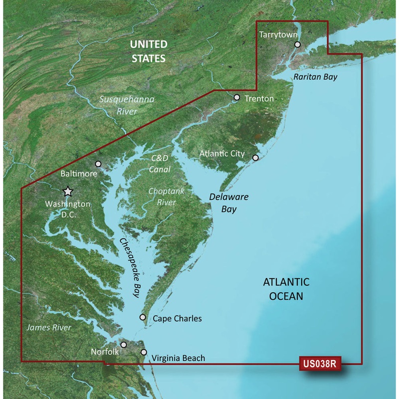 Garmin BlueChart g3 Vision HD – VUS038R – New York – Chesapeake – microSD/SD [010-C1004-00]