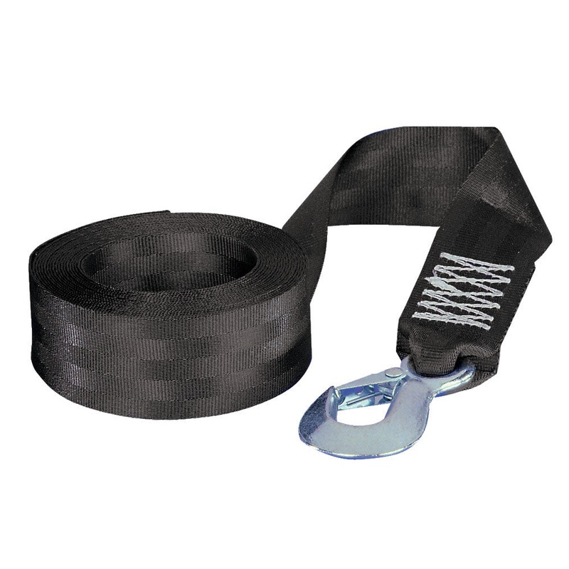 Fulton 2 x 20′ Winch Strap w/Hook – 2,600lbs Max Load [501202]