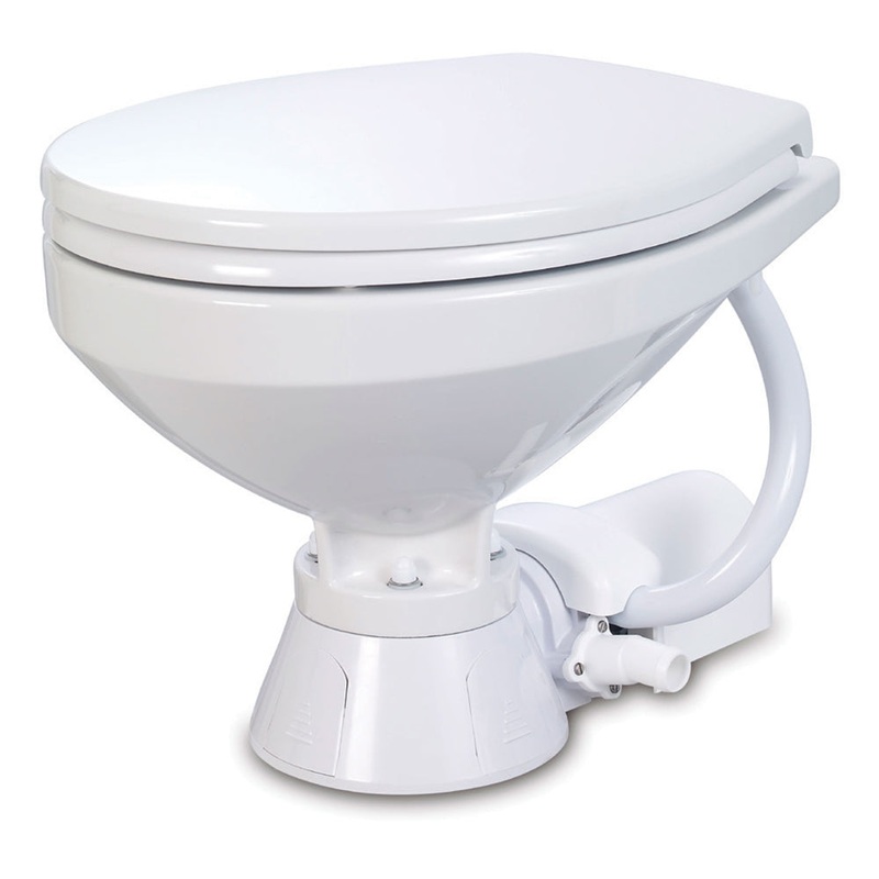 Jabsco Electric Marine Toilet – Regular Bowl w/Soft Close Lid – 12V [37010-4192]