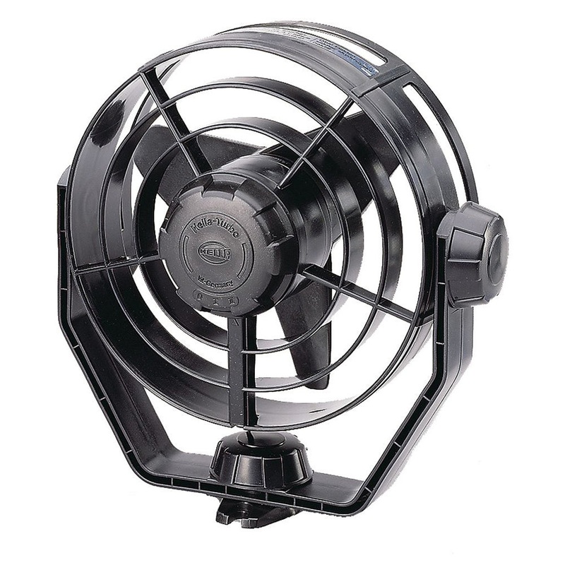 Hella Marine 2-Speed Turbo Fan – 12V – Black [003361002]