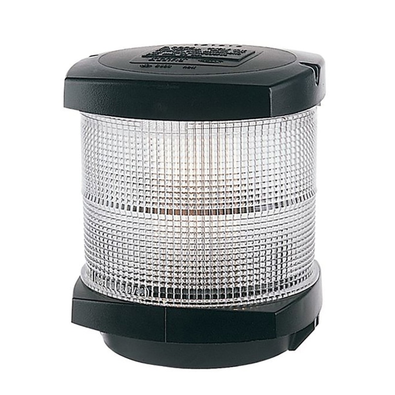 Hella Marine All Round White Light/Anchor Navigation Lamp- Incandescent – 2nm – Black Housing – 12V [002984505]