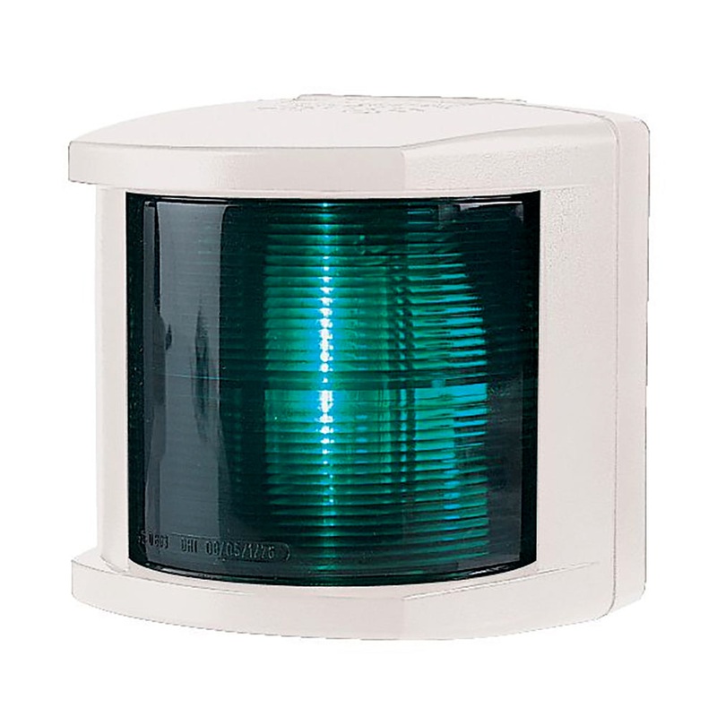 Hella Marine Starboard Navigation Light – Incandescent – 2nm – White Housing – 12V [002984395]