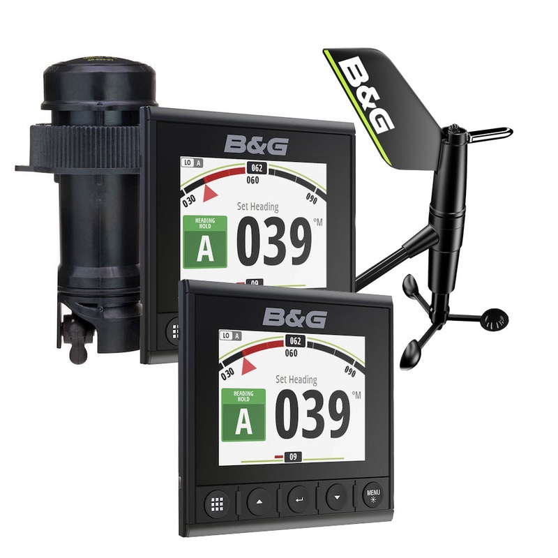 BG Triton2 Speed, Depth  Wireless Wind System Pack – 2 Triton2 4.1 Color Display, DST810 Transducer, WS320 Wireless Wind Sensor  NMEA2000 Starter Kit [000-14957-002]