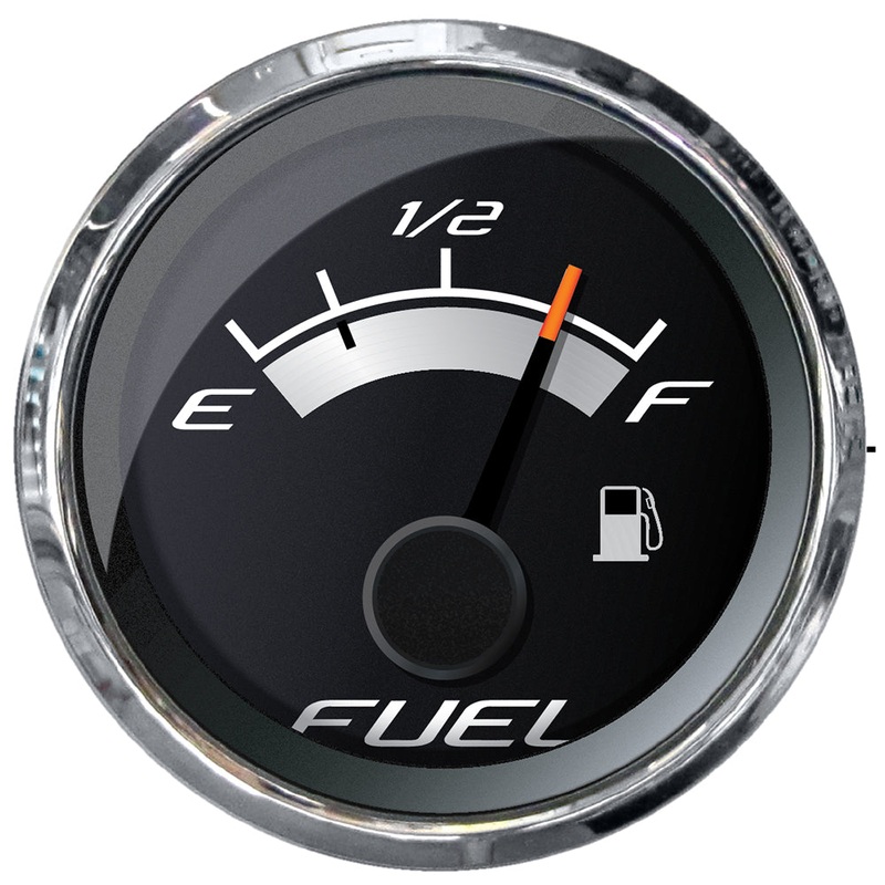 Faria Platinum 2 Fuel Level Gauge (E-1/2-F) [22021]