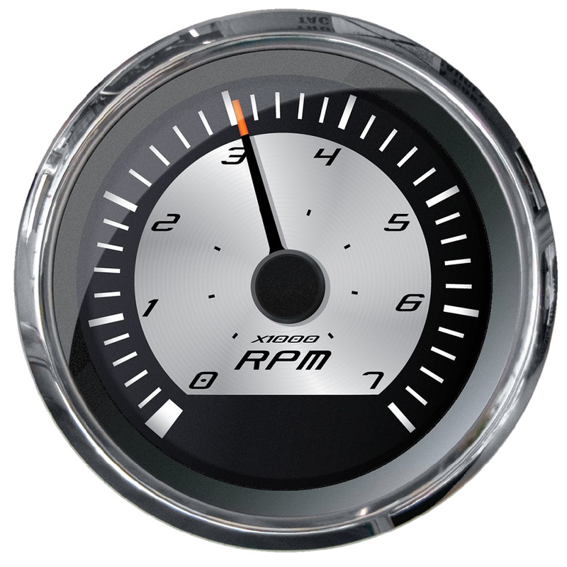 Faria Platinum 4 Tachometer – 7000 RPM (Gas – Inboard, Outboard  I/O) [22009]
