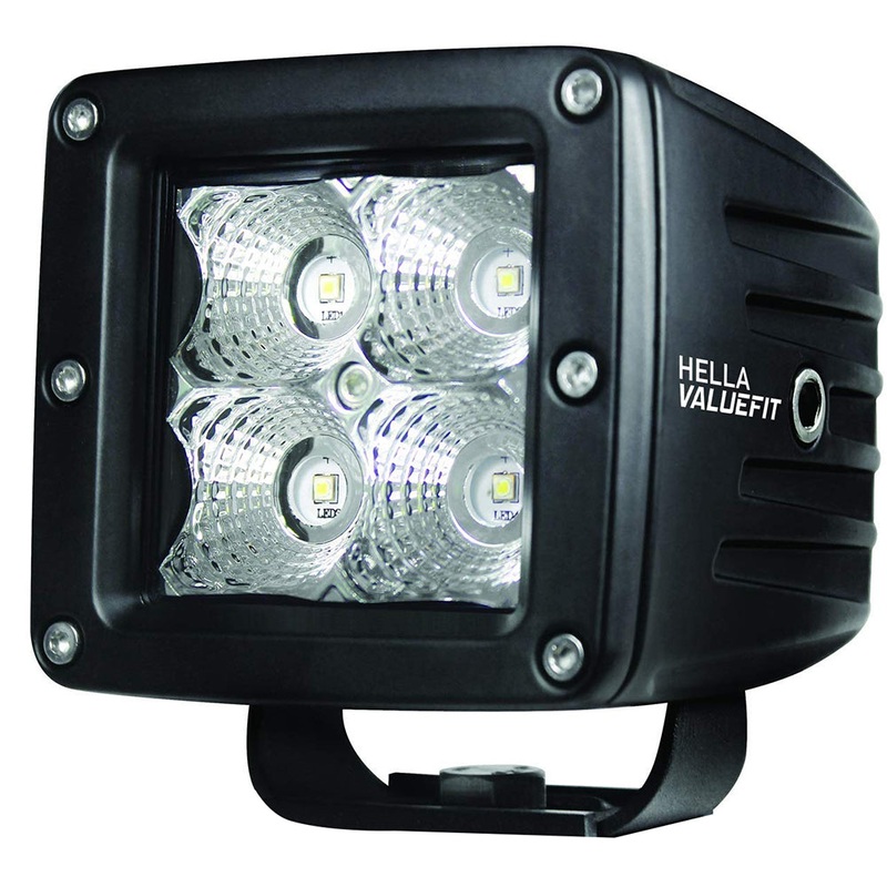 Hella Marine Value Fit LED 4 Cube Flood Light – Black [357204031]