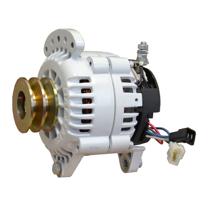 Balmar Alternator 100 AMP 12V 3.15 Dual Foot Saddle Pulley w/Isolated Ground [60-100-DV]