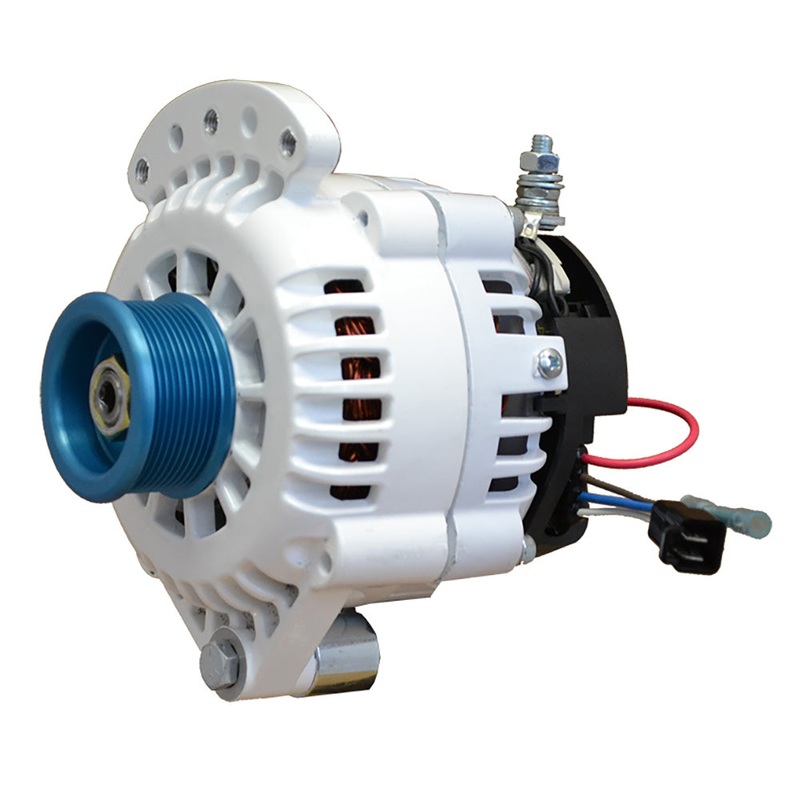Balmar Alternator 120 AMP 12V 1-2 Single Foot Spindle Mount J10 Pulley w/Isolated Ground [621-120-J10]
