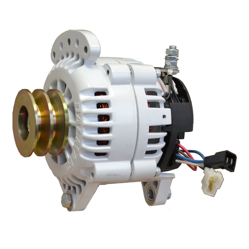Balmar Alternator 120 AMP 12V 3.15 Dual Foot Saddle Dual Pulley w/Isolated Ground [60-120-DV]