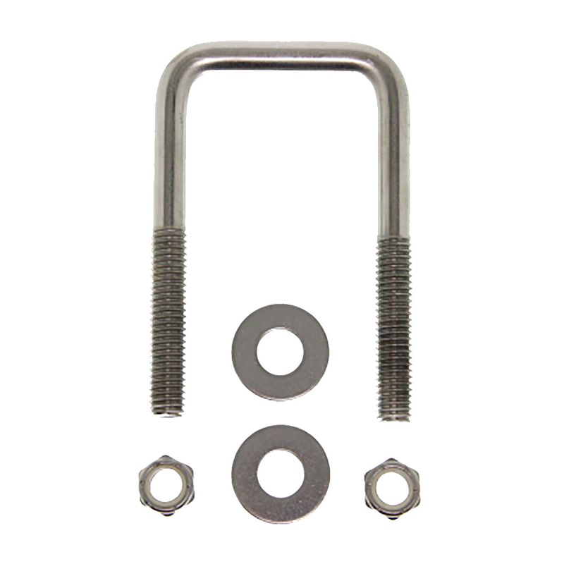 C.E. Smith Zinc U-Bolt 7/16-14 X 3-1/8 X 3 w/Washers  Nuts – Square [15252A]
