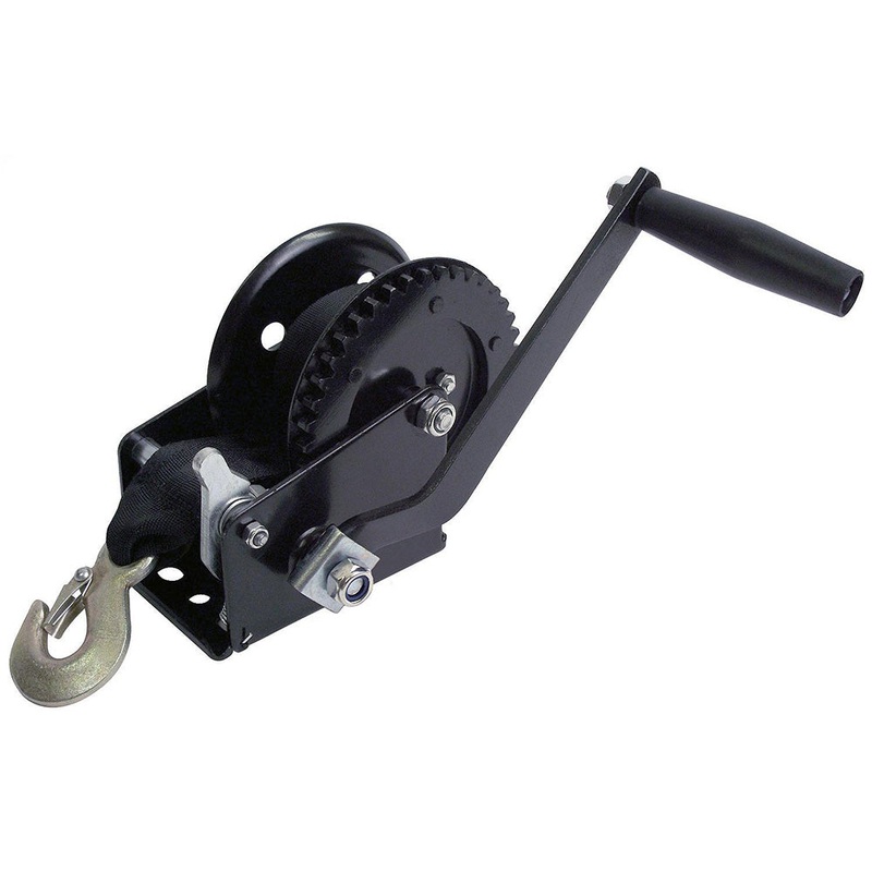 Attwood 1200 lb Single Drive Winch – 2 x 20 Nylon Strap [11149-4]