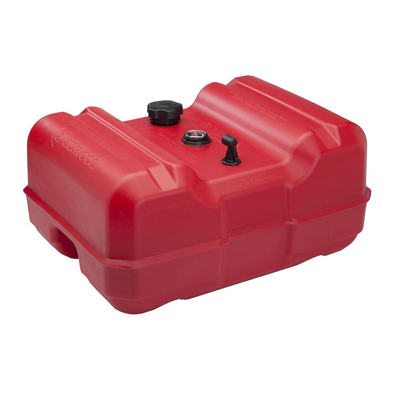 Attwood Portable Low Profile Fuel Tank – 12 Gallon w/Gauge [8812LLPG2]