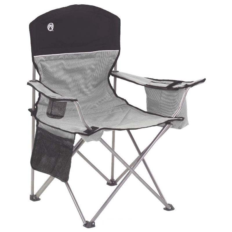 Coleman Cooler Quad Chair – Grey  Black [2000034873]
