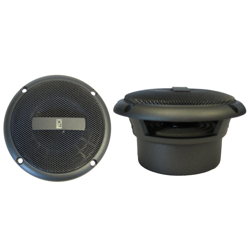 Poly-Planar MA-3013 3 60 Watt Round Component Speakers – Gray [MA3013G]