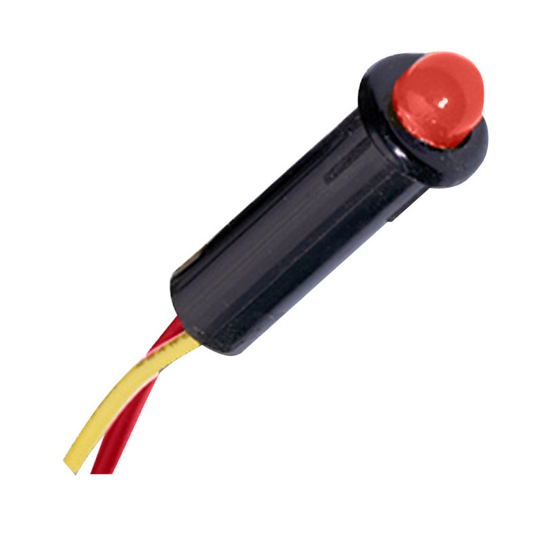 Paneltronics LED Indicator Light – Red – 120 VAC – 1/4 [048-011]