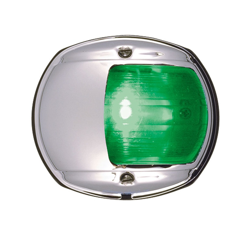 Perko LED Side Light – Green – 12V – Chrome Plated Housing [0170MSDDP3]