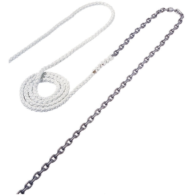 Maxwell Anchor Rode – 15-1/4 Chain to 150-1/2 Nylon Brait [RODE38]