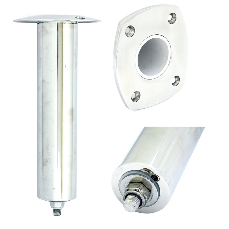 Tigress 4 Hole Swivel Rectangular Head Rod Holder – 0 Degree – 10-1/2 [88522SM]