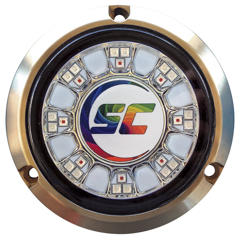 Shadow-Caster SCR-24 Bronze Underwater Light – 24 LEDs – Full Color Changing [SCR-24-CC-BZ-10]