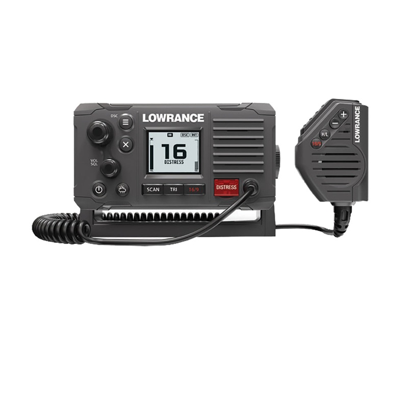 Lowrance Link-6S Class D DSC VHF Radio – Gray – NMEA 0183 [000-14493-001]