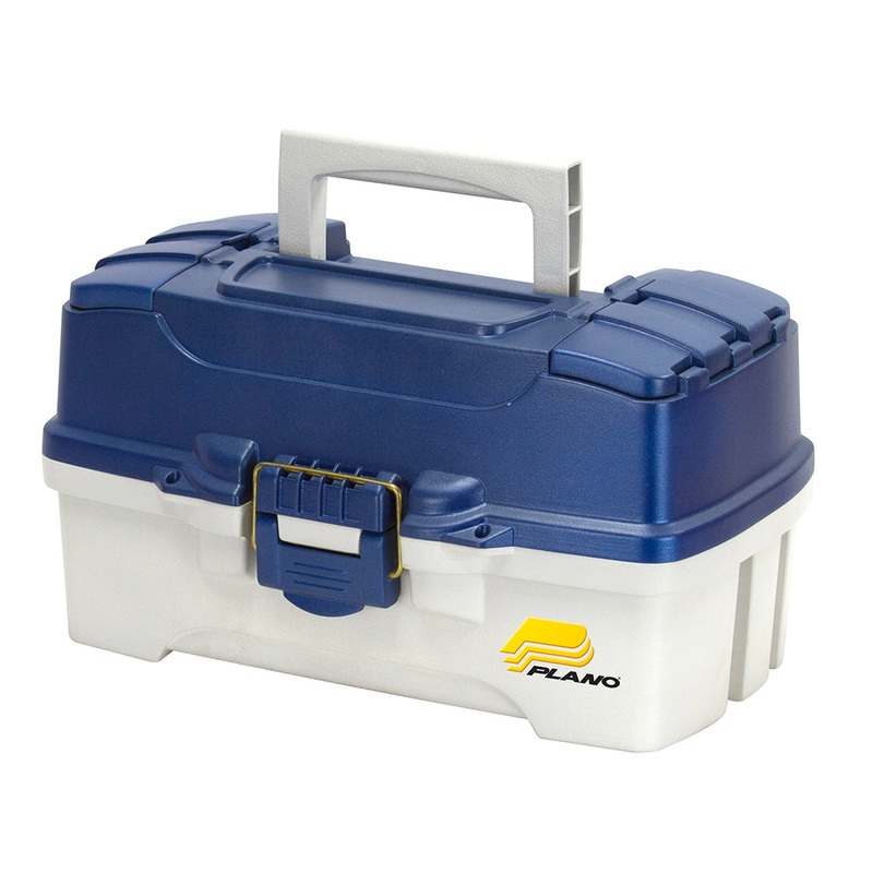 Plano 2-Tray Tackle Box w/Duel Top Access – Blue Metallic/Off White [620206]