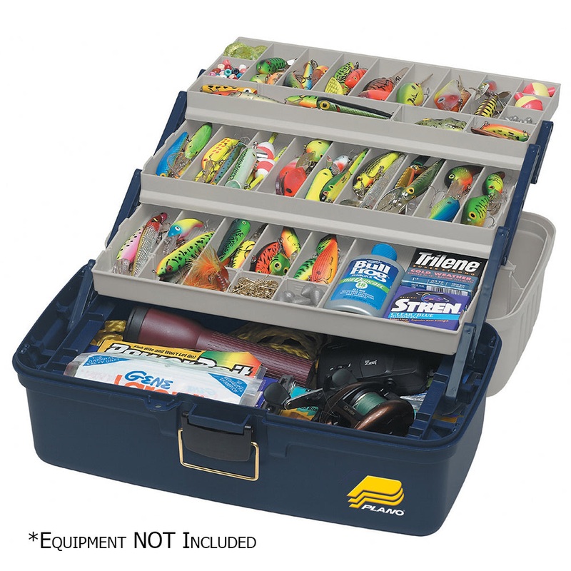Plano Three-Tray Fixed Compartment Tackle Box – XL [613306]