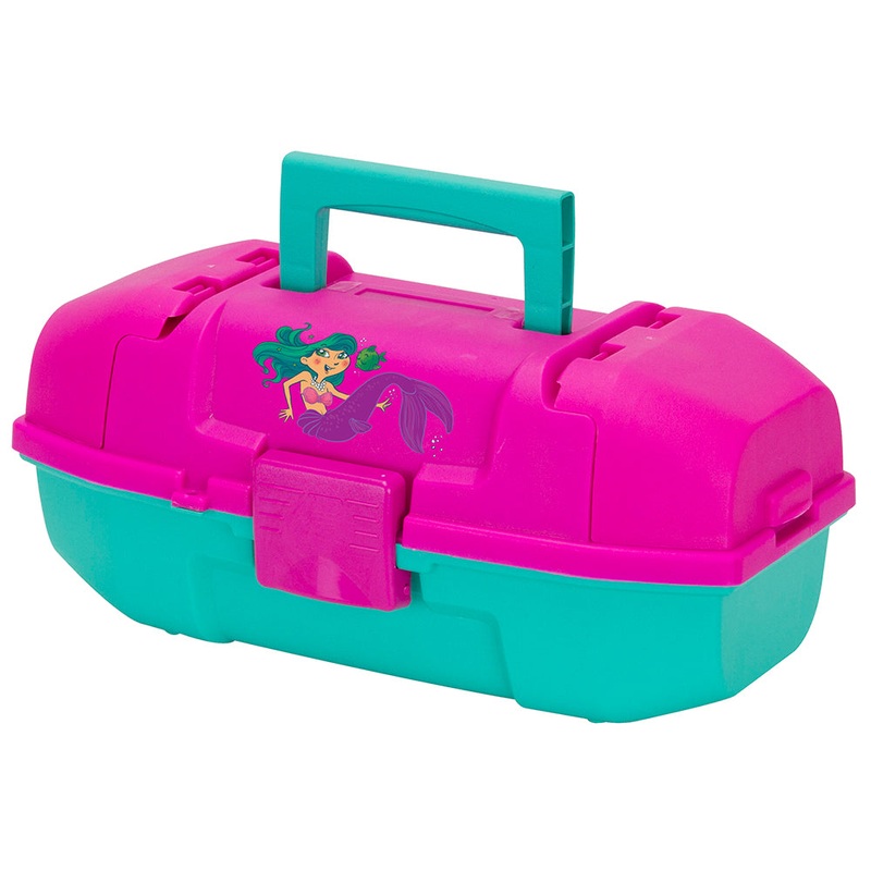 Plano Youth Mermaid Tackle Box – Pink/Turquoise [500102]