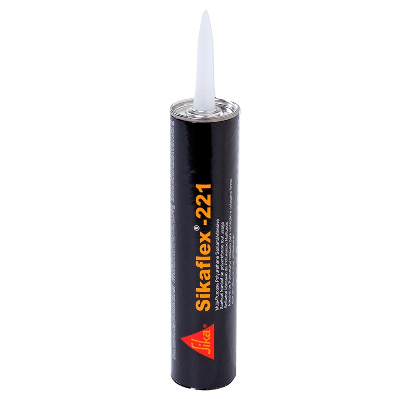 Sika Sikaflex 221 Multi-Purpose Polyurethane Sealant/Adhesive – 10.3oz (300ml) Cartridge – White [90891]