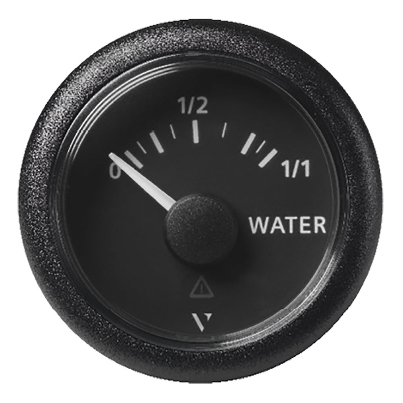 Veratron 52MM (2-1/16) ViewLine Fresh Water Resistive – 3 to180 OHM – Black Dial  Round Bezel [A2C59514097]