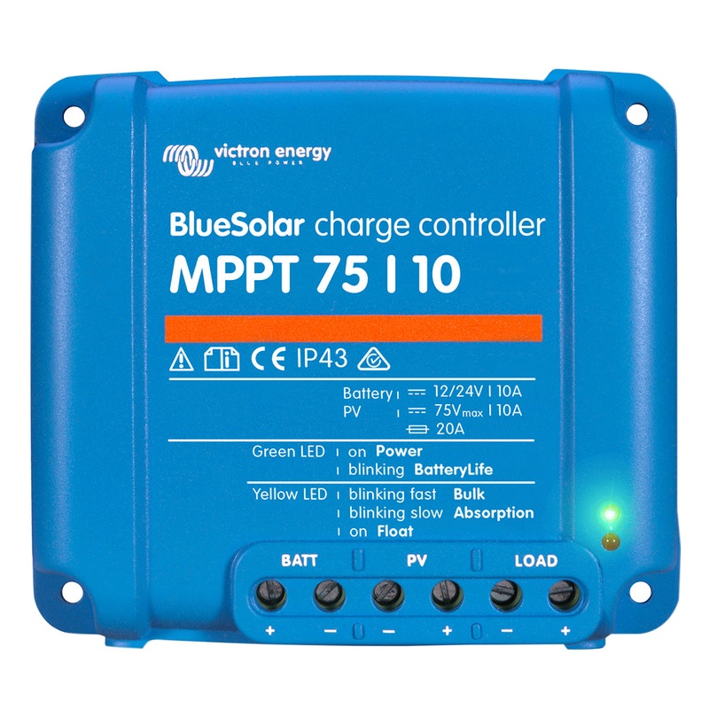 Victron BlueSolar MPPT Charge Controller – 75V – 10AMP – UL Approved [SCC010010050R]