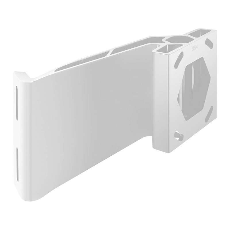 Minn Kota Raptor Jack Plate Adapter Bracket – Starboard – 5 Setback – 4 Rise – White [1810382]