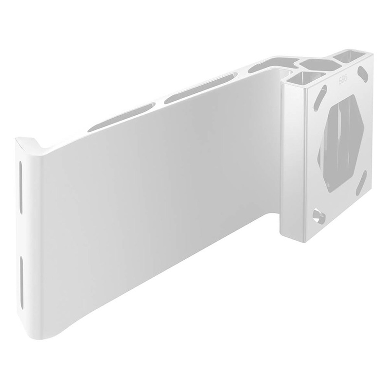 Minn Kota Raptor Jack Plate Adapter Bracket – Starboard – 8 Setback – 6 Rise – White [1810386]