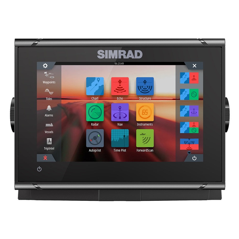 Simrad GO7 XSR Chartplotter/Fishfinder w/C-MAP Discover Chart – No Transducer [000-14078-002]