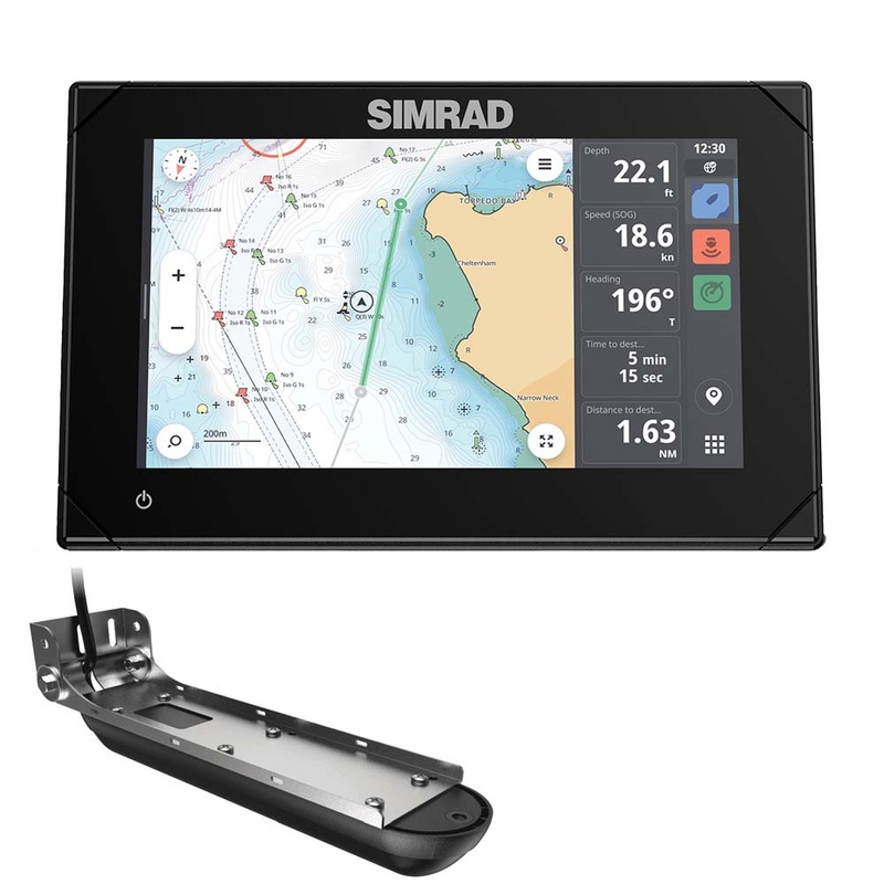 Simrad NSX 3007 7 Combo Chartplotter  Fishfinder w/Active Imaging 3-in-1 Transducer [000-15365-001]