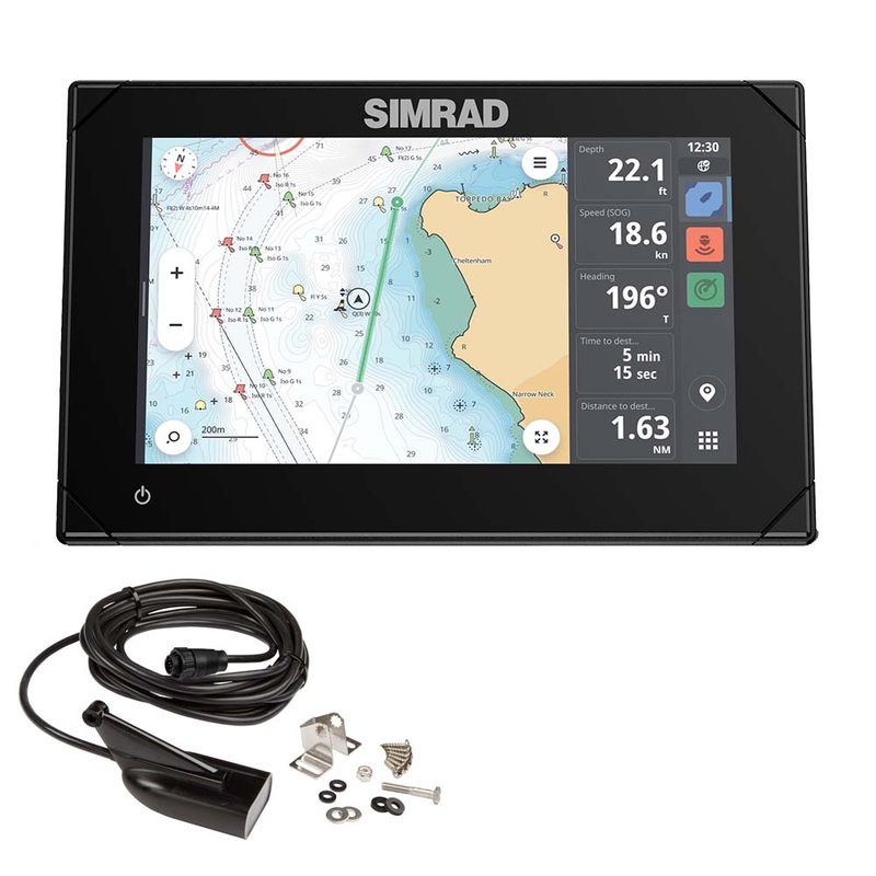 Simrad NSX 3007 7 Combo Chartplotter  Fishfinder w/HDI Transducer [000-15371-001]