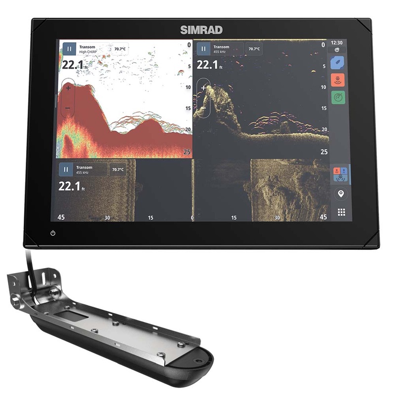 Simrad NSX 3012 12 Combo Chartplotter  Fishfinder w/Active Imaging 3-in-1 Transducer [000-15367-001]