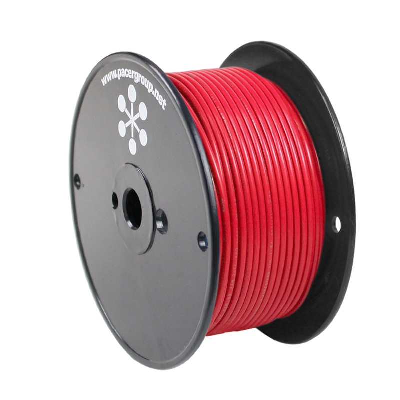 Pacer Red 16 AWG Primary Wire – 250 [WUL16RD-250]
