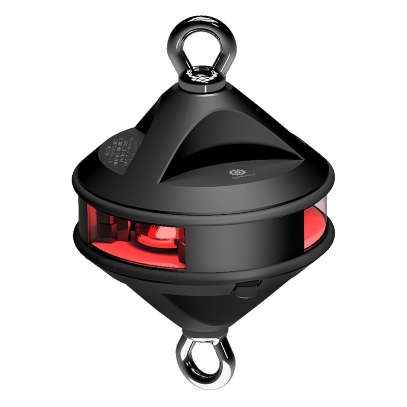 Lopolight Series 200-014 – Hoist Light – 2NM – Red – Black Housing [200-014G2-H1C-B]