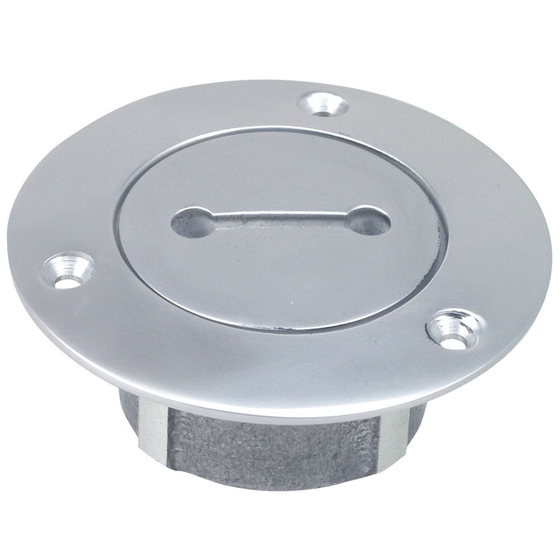 Perko 1 Chrome Unmarked Pipe Deck Plate [0528006CHR]