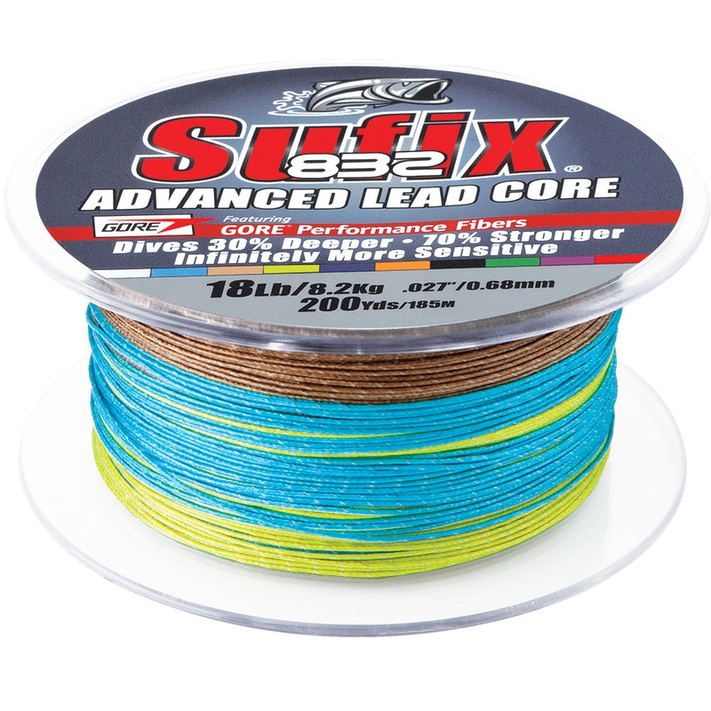 Sufix 832 Advanced Lead Core – 12lb – 10-Color Metered – 200 yds [658-212MC]