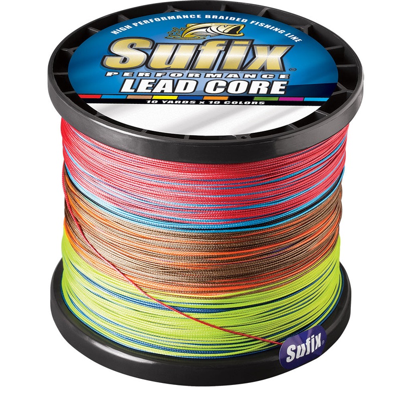 Sufix Performance Lead Core – 27lb – 10-Color Metered – 600 yds [668-327MC]
