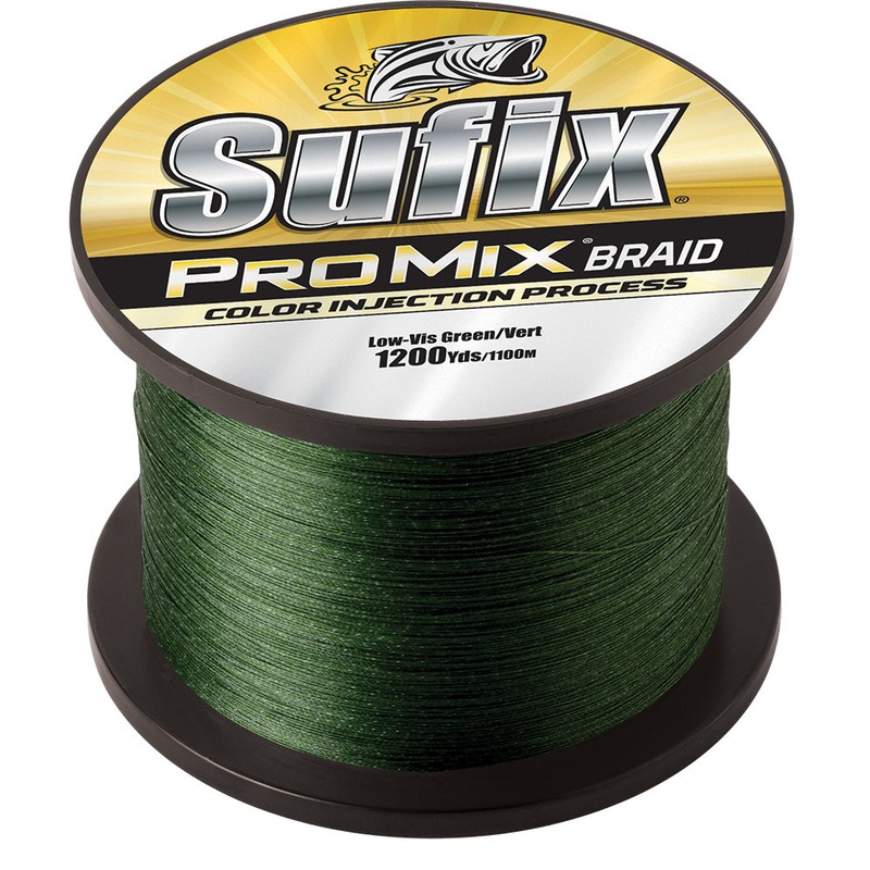 Sufix ProMix Braid – 30lb – Low-Vis Green – 1200 yds [630-330G]
