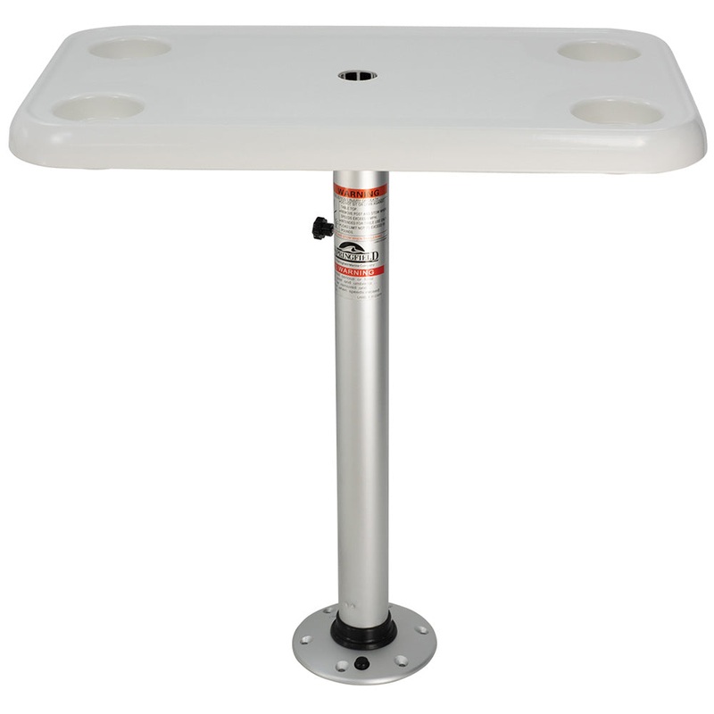 Springfield 16 x 28 Rectangle Table Package – White Thread-Lock [1690107]