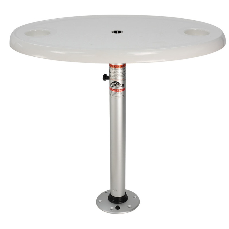 Springfield White Oval Table Package – 18 x 30 Threadlock [1690106]