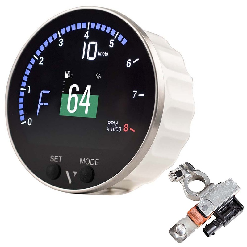 Veratron 85mm (3-3/8) VMH-35S Multifunction Gauge w/Voltage Dependent (0-5V) Sensor Input  Battery Sensor [B00143502]