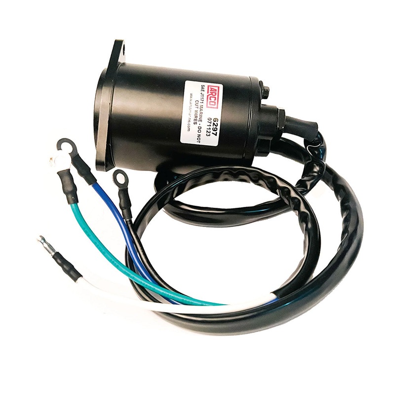 ARCO Marine Original Equipment Quality Replacement Yamaha Tilt Trim Motor – 1990-2003 250HP/1994-2003 225HP Units [6297]