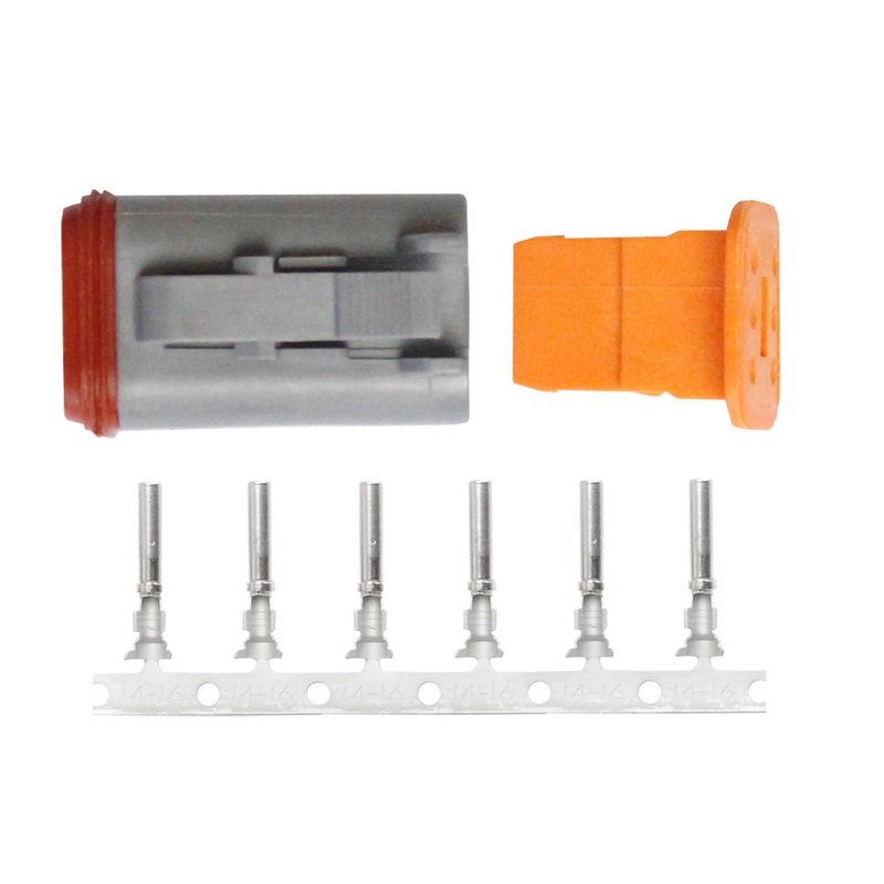 Pacer DT Deutsch Plug Repair Kit – 14-18 AWG (6 Position) [TDT06F-6RS]