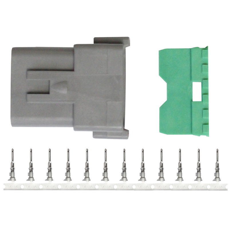 Pacer DT Deutsch Receptacle Repair Kit – 14-18 AWG (12 Position) [TDT04F-12RP]