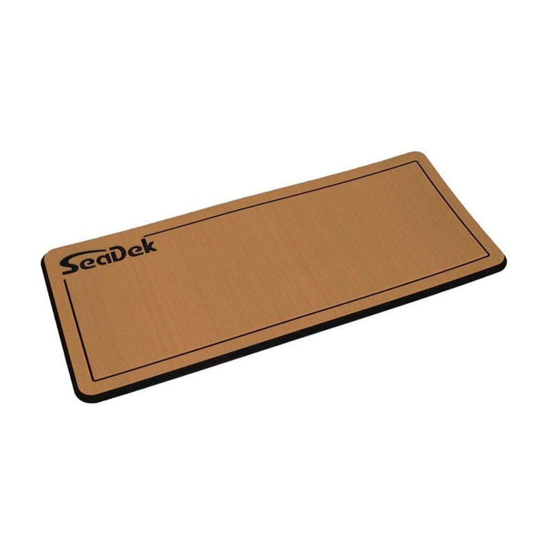 SeaDek 14 x 36 20mm Dual Density Small Helm Pad w/SeaDek Logo – Brushed Texture – Mocha/Black (355.6mm x 914.4mm x 20mm) [37925-80327]