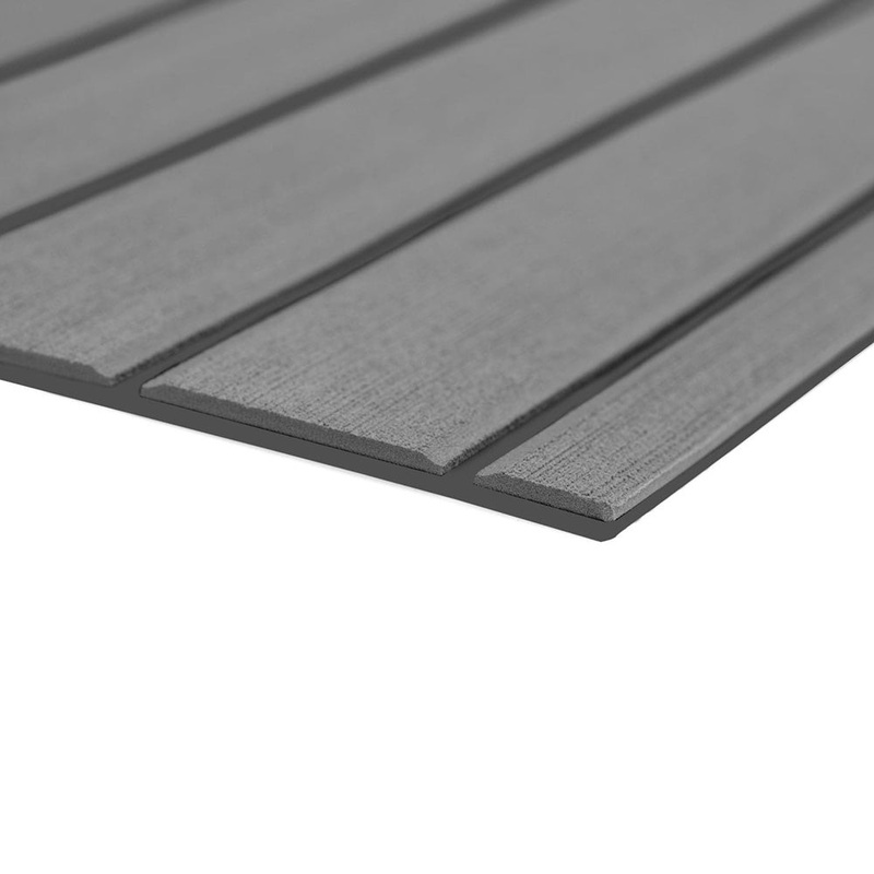 SeaDek 40 x 80 6mm Teak Full Sheet – Brushed Texture – Storm Grey/Dark Grey (1016mm x 2032mm x 6mm) [32279-81029]